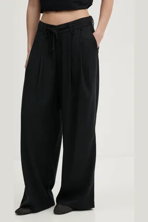 Hollister Kalhoty dámské, barva, jednoduché, high waist, KI356-5047