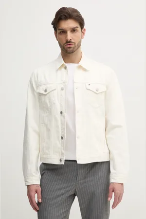 Tommy Hilfiger Džínová bunda pánská, barva, přechodná, MW0MW39212