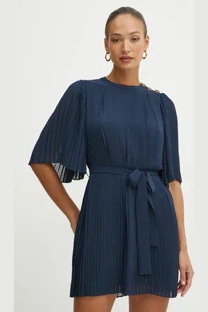 Twin-Set Šaty tmavomodrá barva, mini, 251TP2051