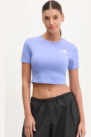 The North Face Tričko Essential Cropped barva, NF0A55AO0YI1