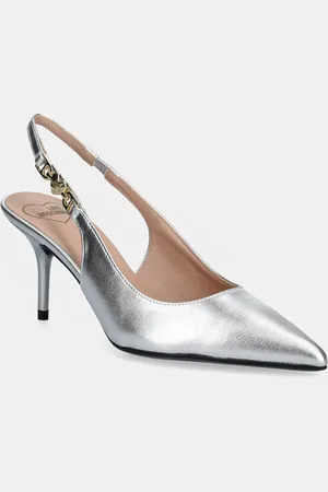 Moschino Kožené lodičky barva, JA10487G1MIF090B