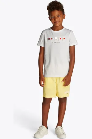 Tommy Hilfiger Dětské bavlněné tričko barva, s aplikací, KB0KB09532
