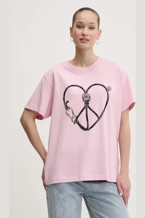 Moschino Bavlněné tričko barva, 0709 3229