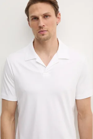 Calvin Klein Bavlněné polo tričko barva, K10K114133