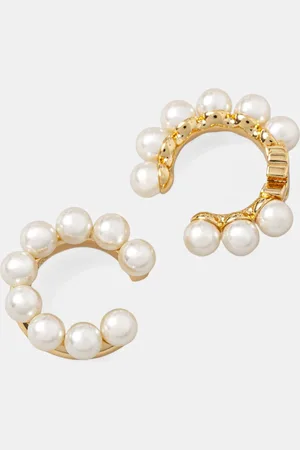 Tory Burch Náušnice Kira Pearl Ear Cuff Set 2-pack 164619-137