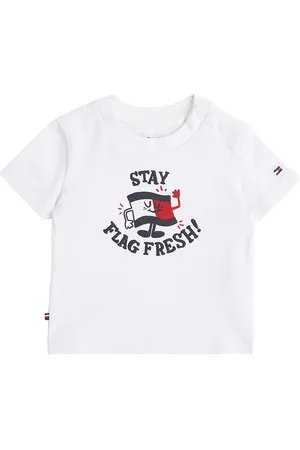 Tommy Hilfiger Kojenecké tričko barva, s potiskem, KN0KN02024