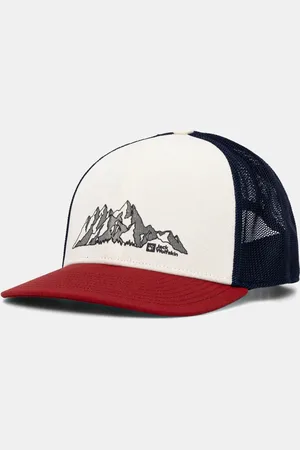 Jack Wolfskin Kšiltovka Brand tmavomodrá barva, vzorovaná, 1911242