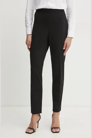 HUGO BOSS Kalhoty dámské, barva, jednoduché, high waist, 50535203