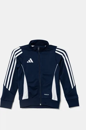 adidas Dětská mikina tmavomodrá barva, s aplikací, IR7501