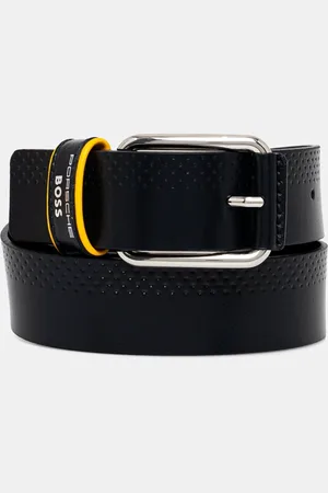 HUGO BOSS Kožený pásek pánský, barva, 50538936