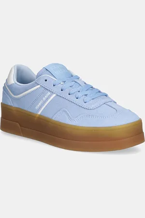 Tommy Hilfiger Semišové sneakers boty THE GREENWICH FLATFORM SUEDE barva, EN0EN02734