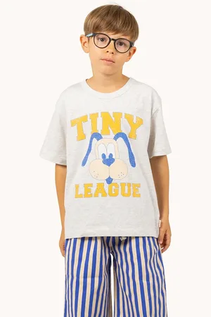Tiny Cottons Dětské bavlněné tričko TINY LEAGUE GRAPHIC TEE barva, s potiskem, SS25-079