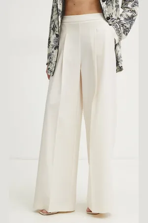 SIMONA CORSELLINI Kalhoty dámské, barva, široké, high waist, P25CPPA010