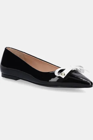 Moschino Kožené baleríny barva, JA11031G1MIH100A