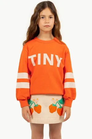 Tiny Cottons Dětská bavlněná mikina STRIPES LOGO SWEATSHIRT barva, s potiskem, SS25-155