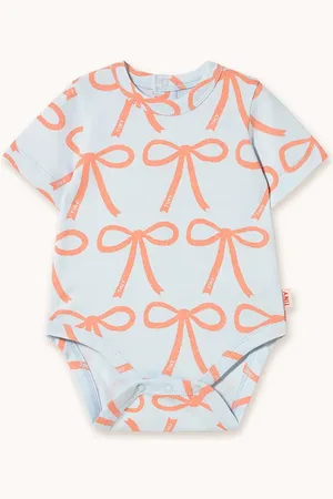 Tiny Cottons Bavlněné kojenecké body BOWS BODY SS25-028