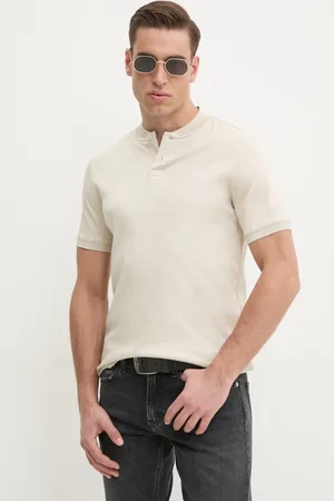 Calvin Klein Bavlněné polo tričko bílá barva, K10K111201
