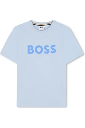 HUGO BOSS Dětské bavlněné tričko barva, s potiskem, J52030
