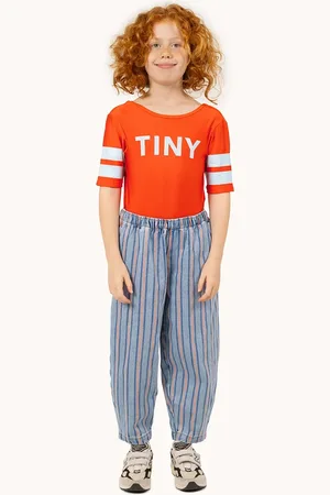 Tiny Cottons Dětské bavlněné kalhoty STRIPES MULTICOLOR PANT barva, vzorované, SS25-238