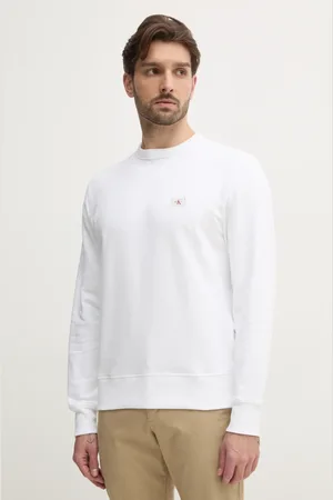 Calvin Klein Bavlněná mikina pánská, černá barva, hladká, J30J327115