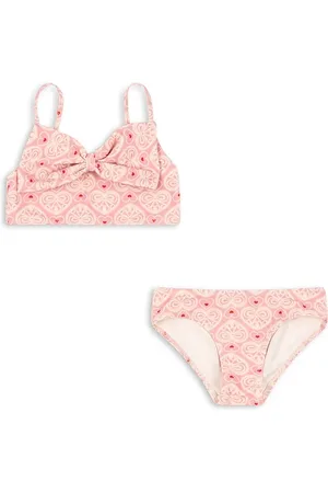 Konges Sløjd Dvoudílné dětské plavky EDITH BIKINI GRS barva, KS102687