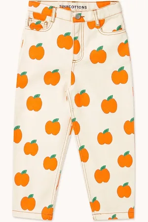 Tiny Cottons Dětské rifle APPLES STRAIGHT JEANS SS25-216