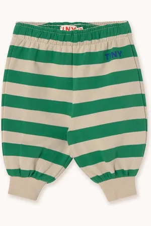 Tiny Cottons Kojenecké bavlněné tepláky STRIPES BABY SWEATPANT barva, SS25-127