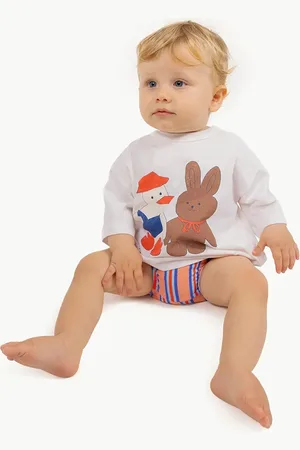 Tiny Cottons Kojenecké tričko READERS GRAPHIC BABY TEE barva, s potiskem, SS25-087