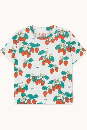 Tiny Cottons Dětské bavlněné tričko STRAWBERRIES TEE barva, s potiskem, SS25-001