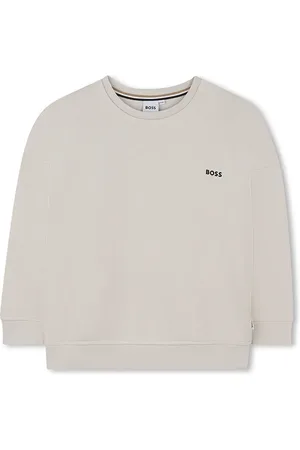 HUGO BOSS Dětská mikina barva, hladká, J52021