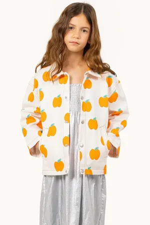Tiny Cottons Dětská bavlněná bunda APPLES JACKET barva, SS25-214