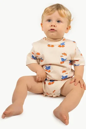 Tiny Cottons Bavlněné kojenecké body READERS BODY SS25-008