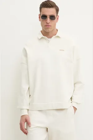 Calvin Klein Bavlněná mikina pánská, barva, hladká, J30J327229