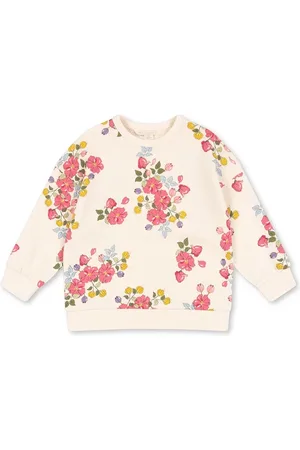 Konges Sløjd Dětská bavlněná mikina LOUPY LOU SWEAT SHIRT GOTS barva, vzorovaná, KS102706