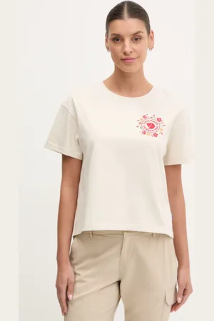 Fjällräven Tričko Fjällblomster barva, F14600213