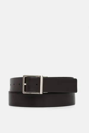 Calvin Klein Oboustranný kožený pásek pánský, barva, K50K512836