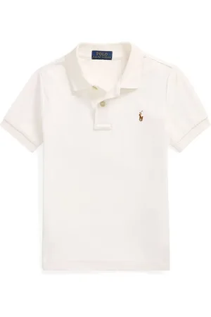 Ralph Lauren Dětská bavlněná polokošile barva, 322952431005