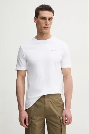 Calvin Klein Bavlněné tričko barva, s potiskem, K10K114152