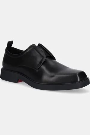HUGO BOSS Kožené polobotky Iker pánské, barva, 50541800