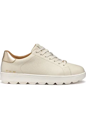 Geox Kožené sneakers boty D SPHERICA ECUB-1 barva, D55WEB 046BN C1S2L