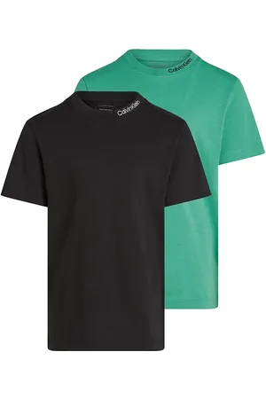 Calvin Klein Dětské bavlněné tričko 2-pack barva, IB0IB02444