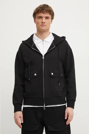 Michael Kors Mikina pánská, barva, s kapucí, hladká, CF452BG5MF