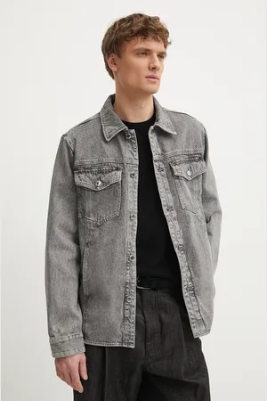Michael Kors Džínová bunda barva, přechodná, CR5900P5G2