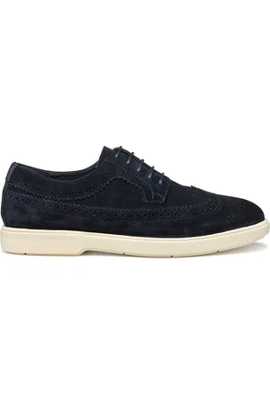 Geox Semišové polobotky U SPHERICA EC17 pánské, tmavomodrá barva, U55LAE 00022 C4021