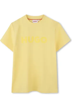 HUGO BOSS Dětské bavlněné tričko barva, s potiskem, G00333