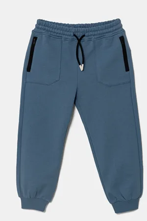 Benetton Dětské bavlněné tepláky barva, 3UNIGF04L
