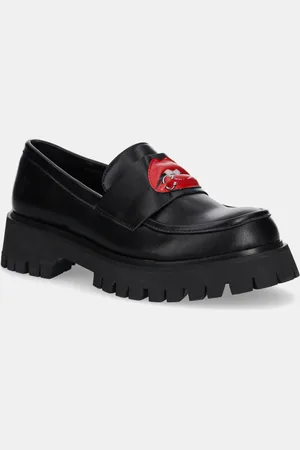 Koi Footwear Mokasíny x Rocky Horror Show Science Fiction Lips Loafers dámské, barva, na platformě, Science Fiction Lips