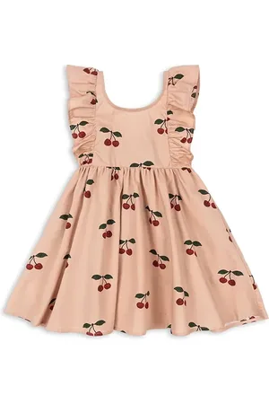 Konges Sløjd Dětské bavlněné šaty VERBENA DRESS GOTS barva, mini, KS102296