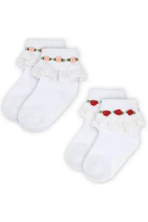 Konges Sløjd Dětské ponožky 2 PACK LACE SOCKS 2-pack barva, KS102241