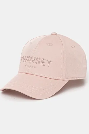 Twin-Set Bavlněná baseballová čepice barva, s aplikací, 251TO5450